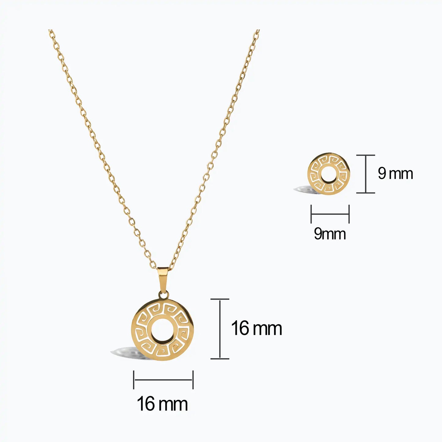Golden Aura - Women's Necklace Set
