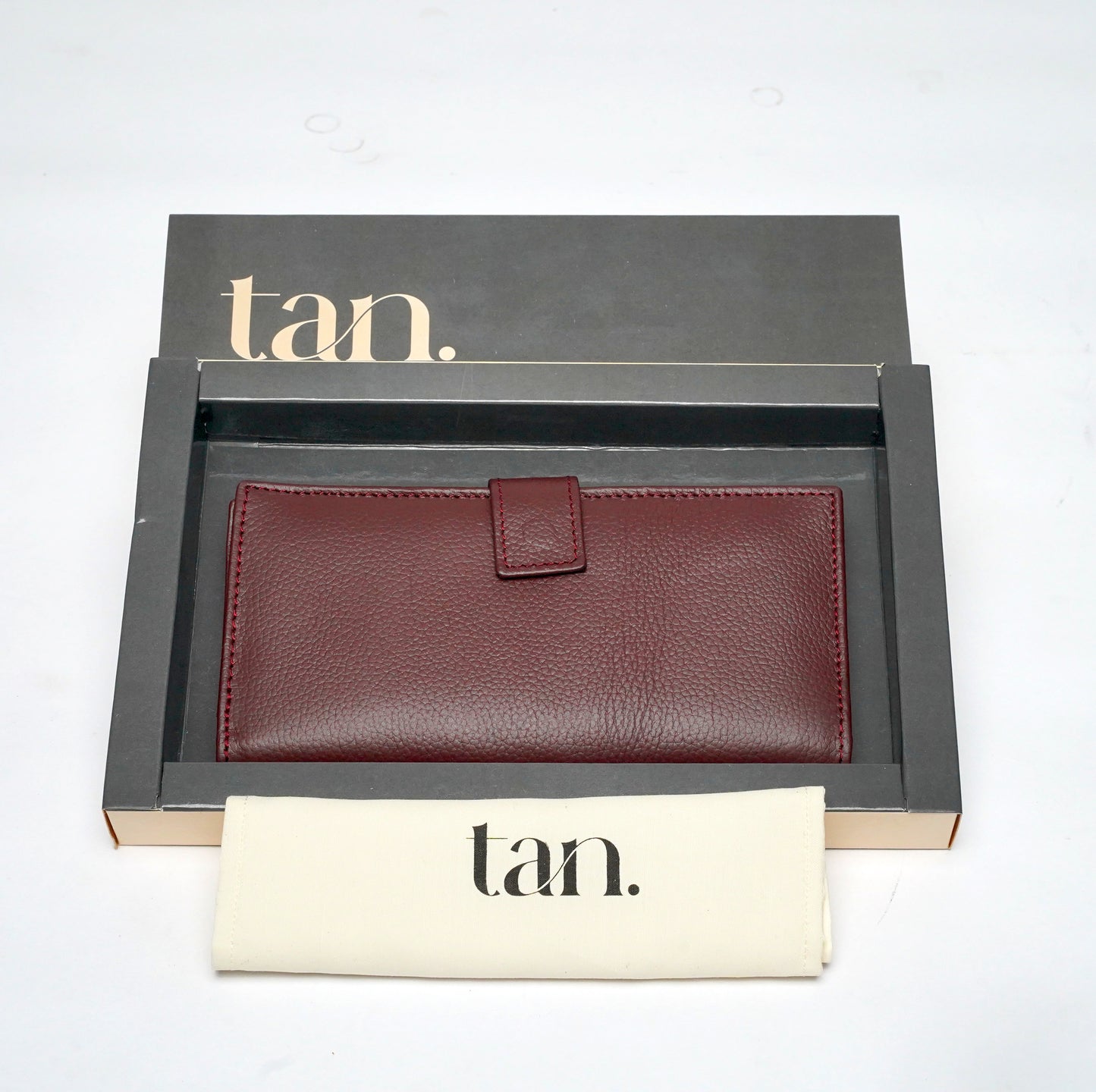 leather wallet for women by tan. with gift packaging