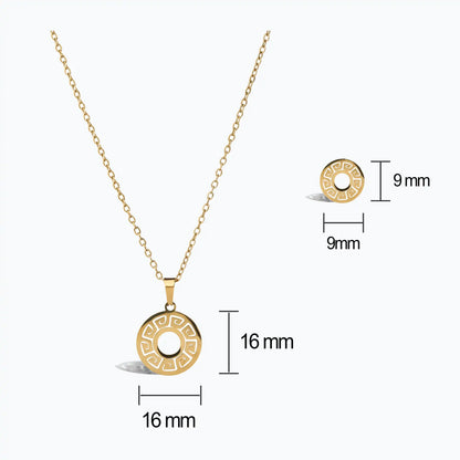 Golden Aura - Women's Necklace Set