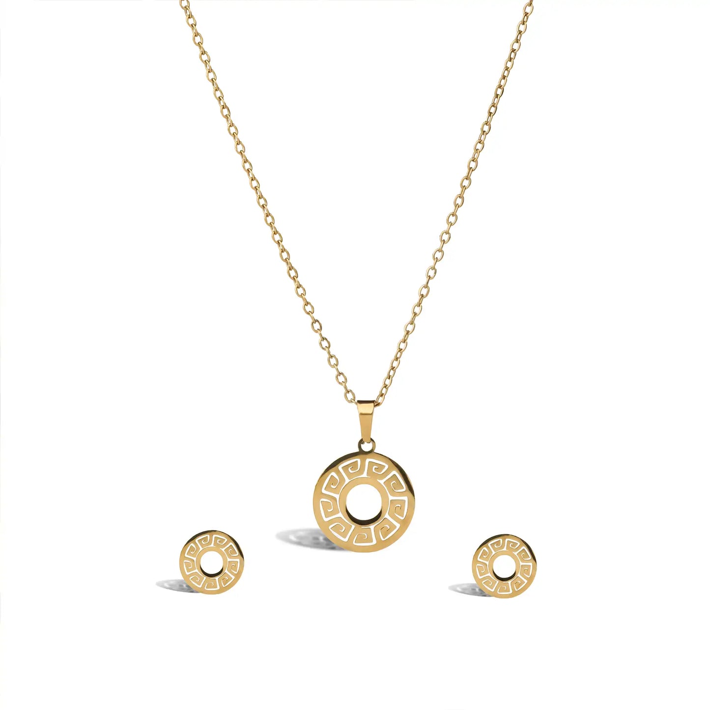 Golden Aura - Women's Necklace Set