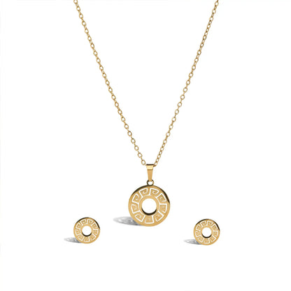 Golden Aura - Women's Necklace Set