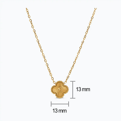 small gold pendant necklace with chain