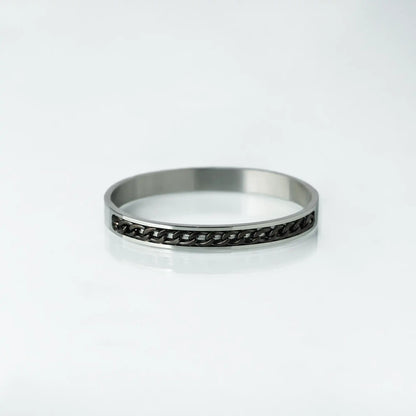 tarnish-resistant men's fashion accessory, stainless steel men's cuff