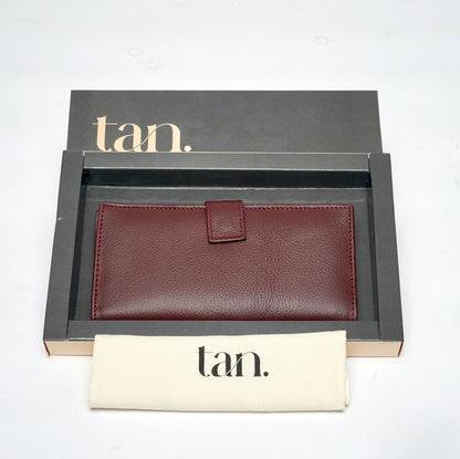 leather wallet for women by tan. with gift packaging