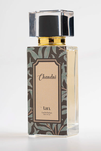 A 50ml bottle of Chandni perfume by tan, a Pakistani unisex perfume store online