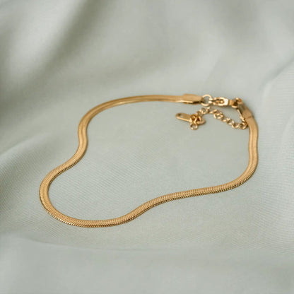 golden anklet for women by tan