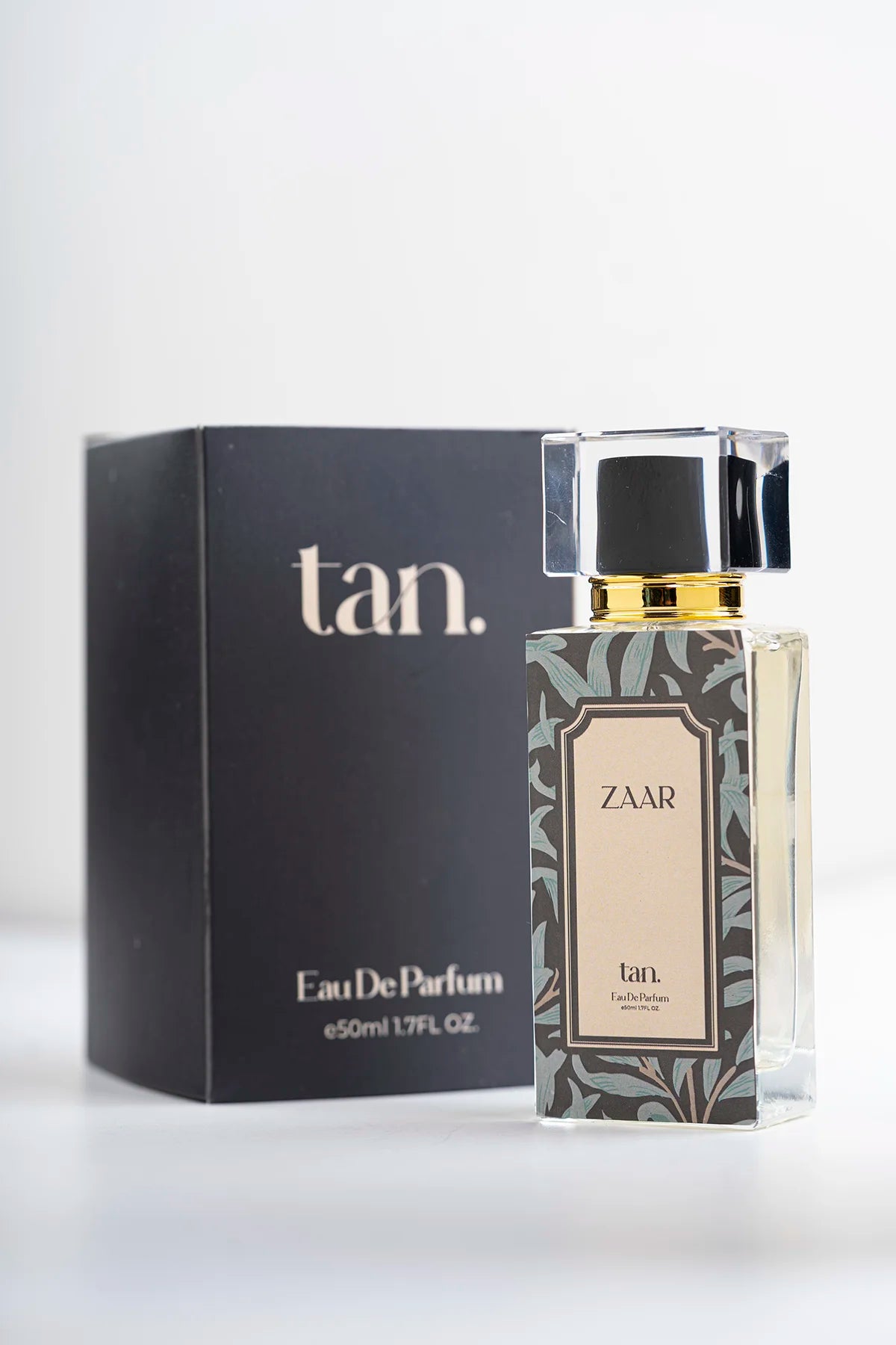 Zaar 50ml (EDP) bottle of Pakistani perfume for men with black gift box by tanstore.pk
